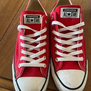Converse Red All Star Athletic Shoes